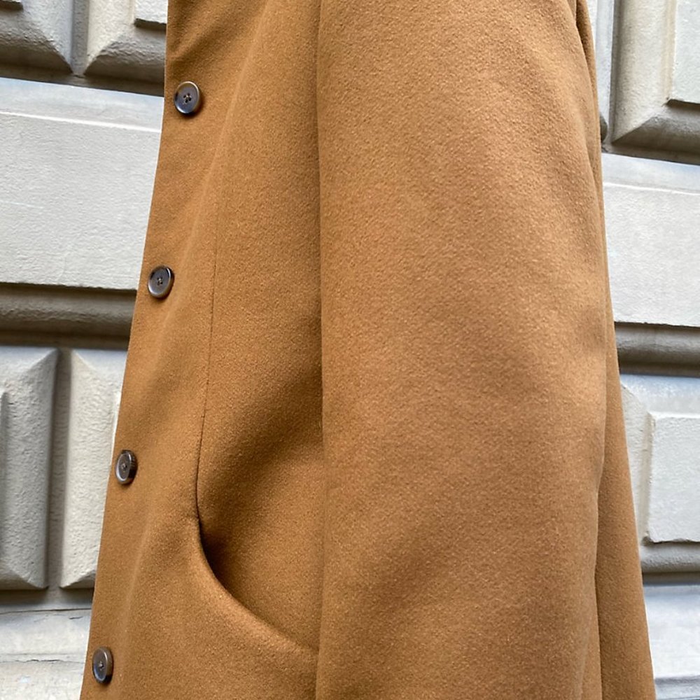Wilfred - Mid-length wool cashmere coat - Picture 4 of 7